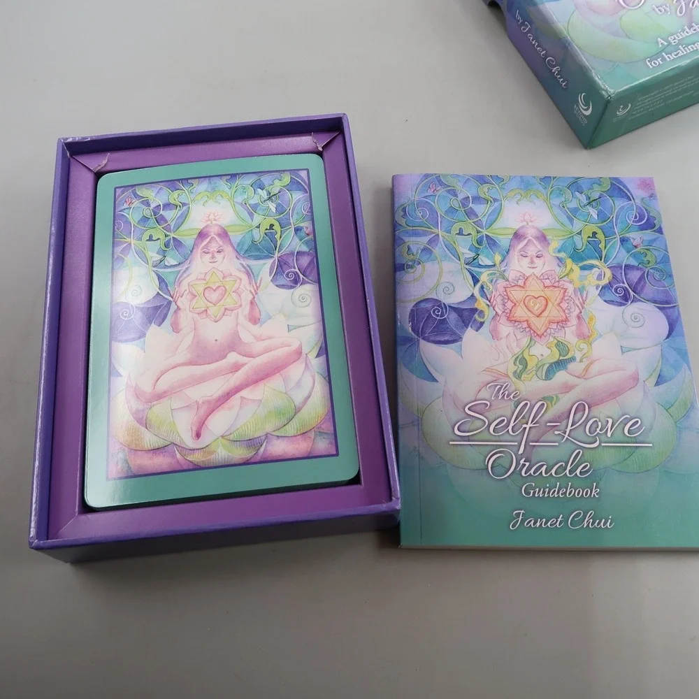 The Self-Love Oracle Cards and Guidebook Janet Chui 2021 Love Yourself self help